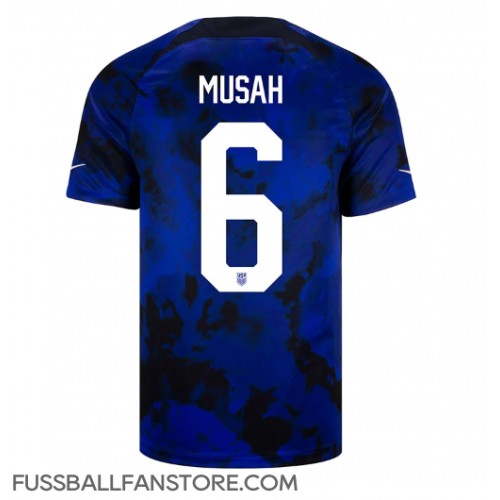 Vereinigte Staaten Yunus Musah #6 Replik Auswärtstrikot WM 2022 Kurzarm